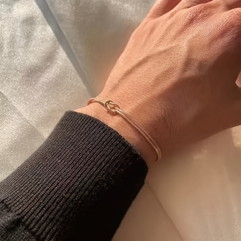 18K Golden Plated Exquisite Pendant Bracelet, Unisex Style